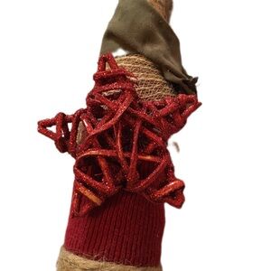 Red Glitter Star Decoration